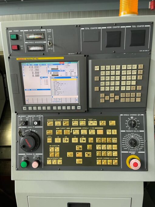 XX-VERKOCHT-XX HYUNDAI-KIA SKT-100M CNC DRAAIBANK MET AANGEDREVEN GEREEDSCHAP EN C-AS - Afbeelding 14