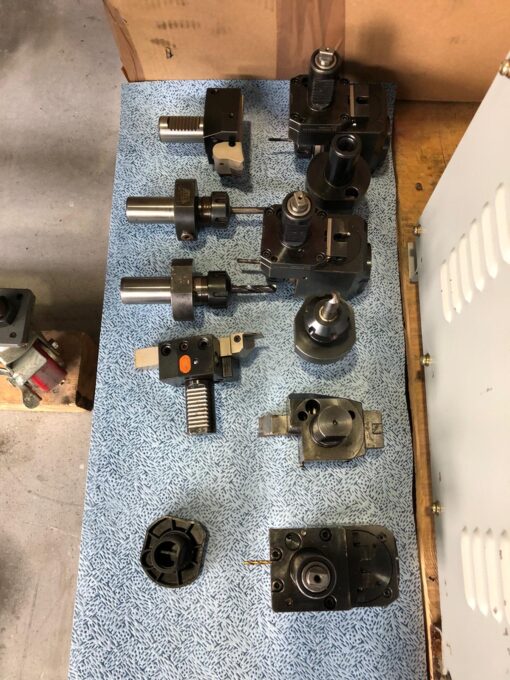 XX-VERKOCHT-XX HYUNDAI-KIA SKT-100M CNC DRAAIBANK MET AANGEDREVEN GEREEDSCHAP EN C-AS - Afbeelding 6