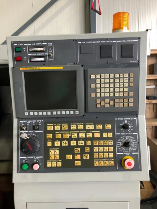 XX-VERKOCHT-XX HYUNDAI-KIA SKT-100M CNC DRAAIBANK MET AANGEDREVEN GEREEDSCHAP EN C-AS - Afbeelding 2
