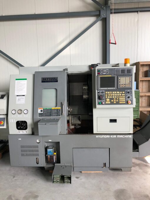 XX-VERKOCHT-XX HYUNDAI-KIA SKT-100M CNC DRAAIBANK MET AANGEDREVEN GEREEDSCHAP EN C-AS - Afbeelding 10
