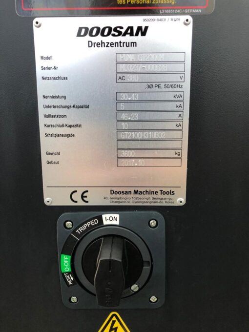 DOOSAN PUMA GT2100M CNC-DRAAIBANK MET AANGEDREVEN GEREEDSCHAP EN C-AS - Afbeelding 9