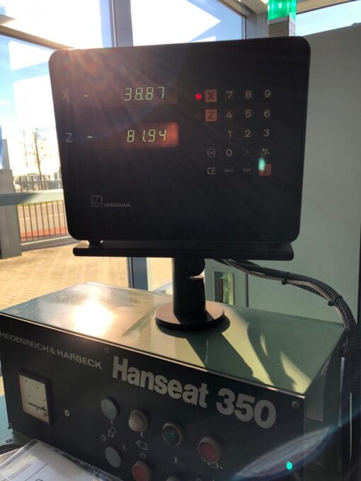 HEIDENREICH & HARBECK HANSEAT 350 UNIVERSELE CENTERDRAAIBANK - Afbeelding 10