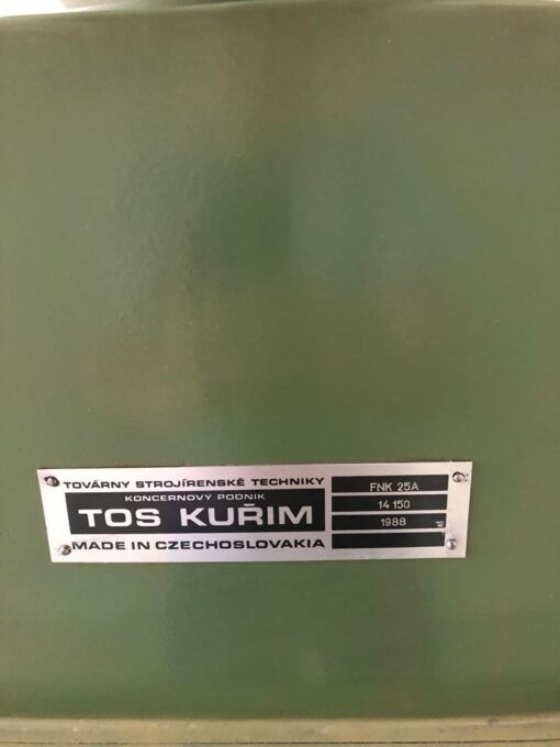 TOS KURIM KNIETYPE GEREEDSCHAPMAKERSFREESBANK  FNK25A - Afbeelding 10