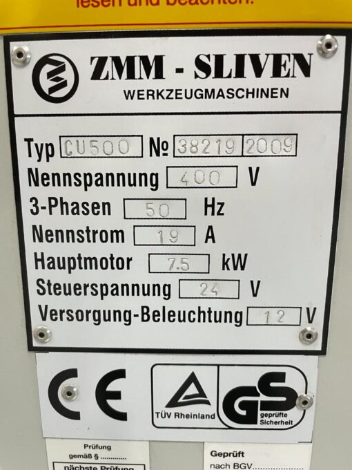 ZMM UNIVERSELE CENTERDRAAIBANK - Afbeelding 6