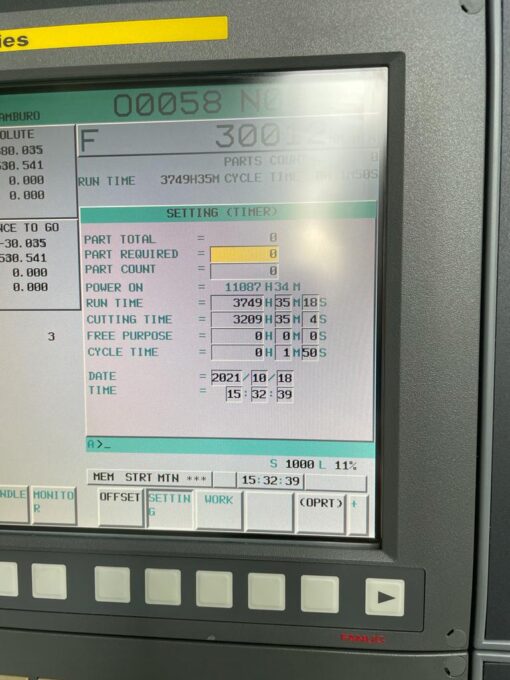 DOOSAN PUMA 2600LYB CNC DRAAIBANK MET AANGEDREVEN GEREEDSCHAP, C-AS EN Y-AS - Afbeelding 6