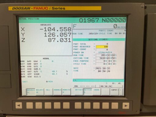 DOOSAN DNM 750L VERTIKAAL BEWERKINGSCENTRUM - Afbeelding 11