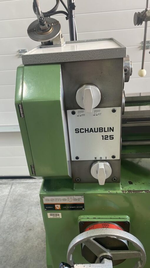 SCHAUBLIN UNIVERSELE CENTERDRAAIBANK - Afbeelding 4