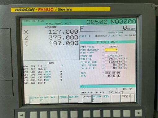 DOOSAN PUMA 2600M CNC-DRAAIBANK CNC DRAAIBANK - Afbeelding 8