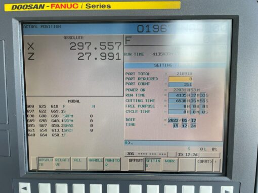 DOOSAN/PUMA GT2100B CNC-DRAAIBANK - Afbeelding 11
