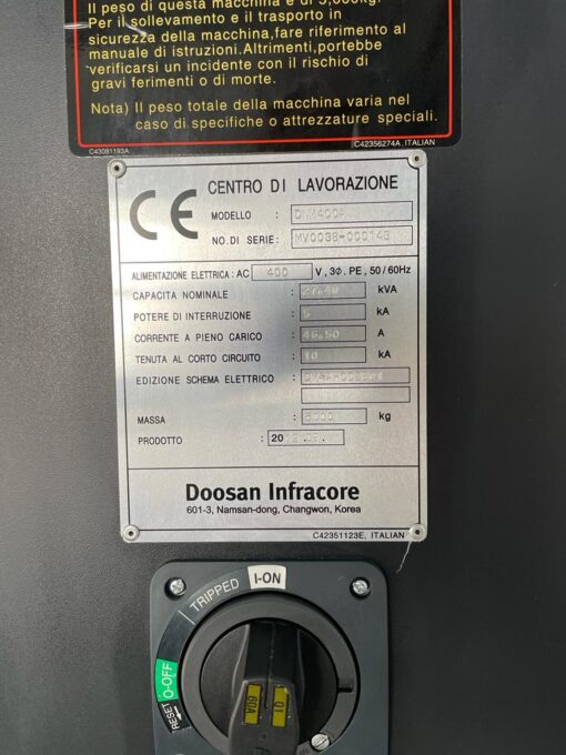 DOOSAN DNM 400A VERTIKAAL BEWERKINGSCENTRUM - Afbeelding 12