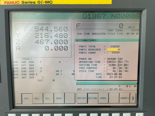 DOOSAN MYNX NM510 VERTIKAAL BEWERKINGSCENTRUM - Afbeelding 8