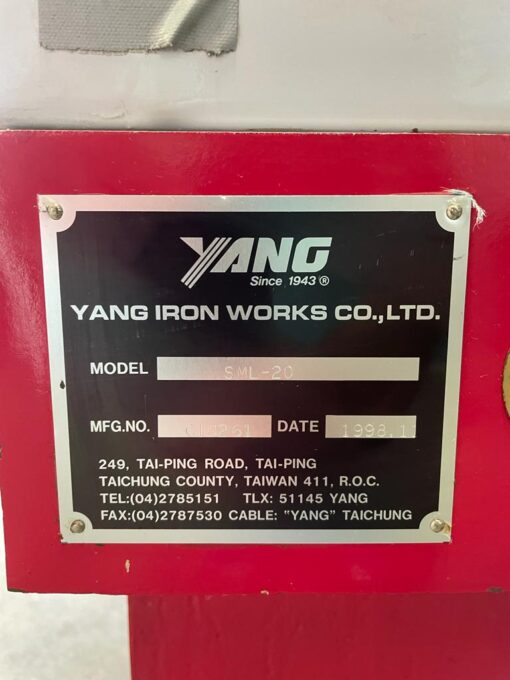 YANG EAGLE - SML-20 CNC DRAAIBANK - Afbeelding 11