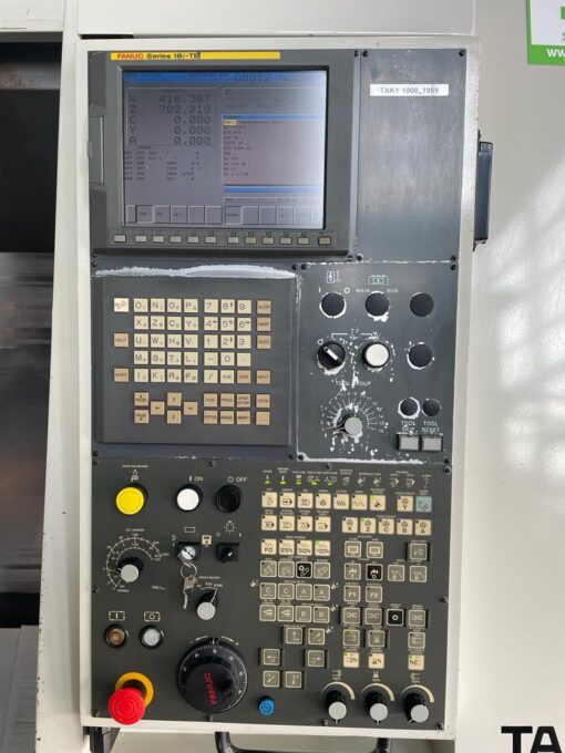 TAKISAWA EX910 CNC DRAAIBANK MET SUBSPINDEL, AANGEDREVEN GEREEDSCHAP EN Y-AS - Afbeelding 6