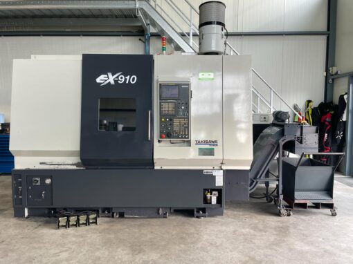 TAKISAWA EX910 CNC DRAAIBANK MET SUBSPINDEL, AANGEDREVEN GEREEDSCHAP EN Y-AS