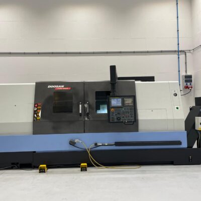 DOOSAN PUMA 400LMA CNC-DRAAIBANK AANGEDREVEN GEREEDSCHAP, C-AS EN HYDRAULISCHE BRIL