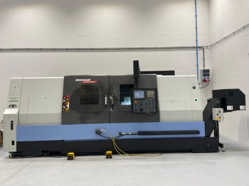 DOOSAN PUMA 400LMA CNC-DRAAIBANK AANGEDREVEN GEREEDSCHAP, C-AS EN HYDRAULISCHE BRIL