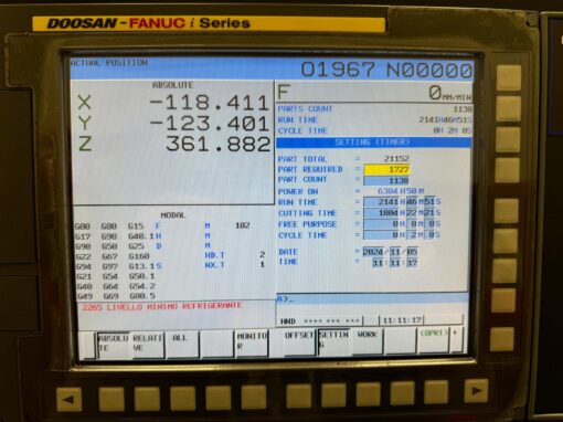 Doosan DNM 5700 VERTIKAAL BEWERKINGSCENTRUM - Afbeelding 9