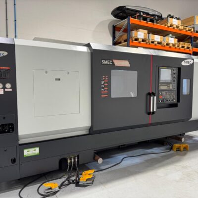 SMEC, CNC-draaibank met aangedreven gereedschap, C-as, Y-as en hydraulische bril