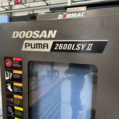 Doosan Puma 2600LSY II met LNS stangenaanvoer en robot installatie